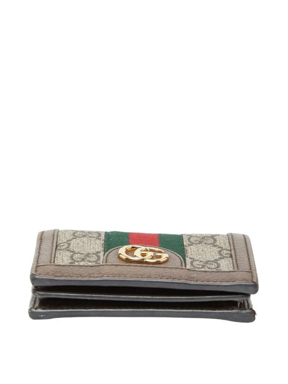 ★SOLD★ Gucci Ophidia GG Supreme Bifold Wallet Compact Beige Multicolor Leather - Picture 3 of 10